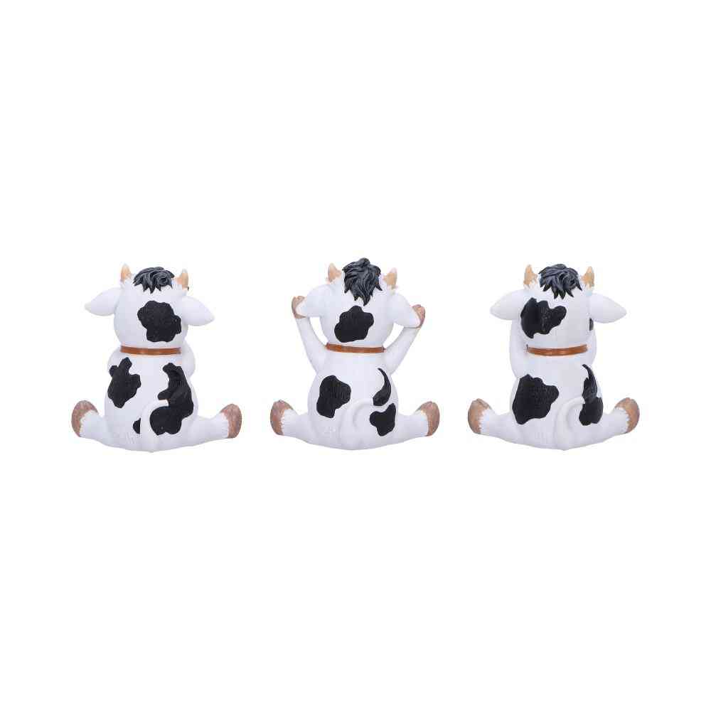 Nemesis Now - Three Wise Cows Figurines - Multicolore